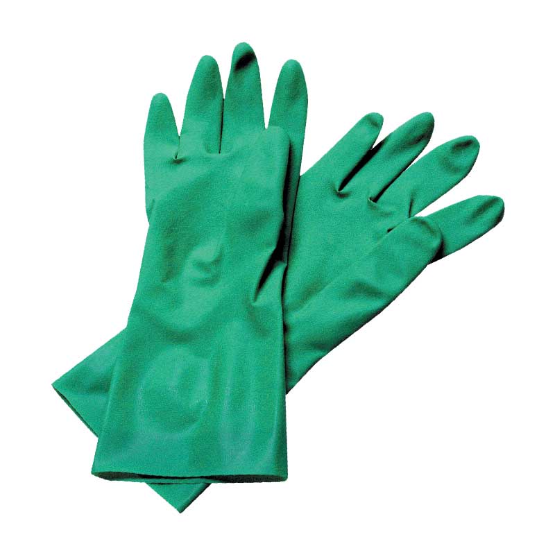San Jamar 13NU-L Nitrile Flock-Lined Dishwashing Glove, Large, Box of 12