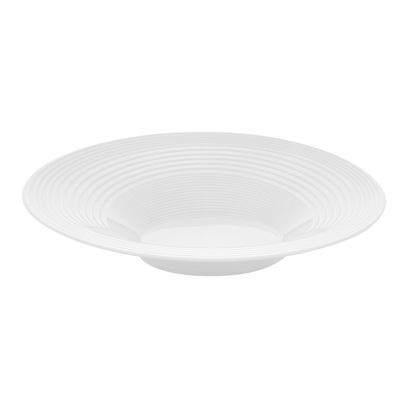 Vista Alegre 025044 O! Moon Deep Porcelain Lunar Plate, White, 10-5/8", Case of 4