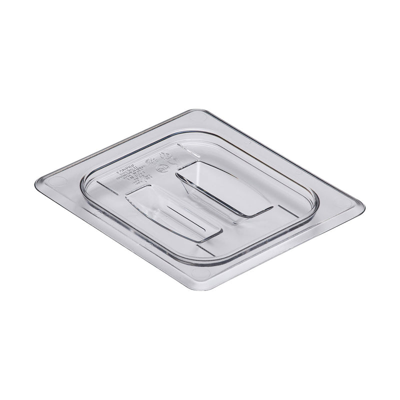 Culinary Essentials by Cambro 60CWCH135 Camwear Food Pan Lid w/ Handle, Clear, 1/6 Size