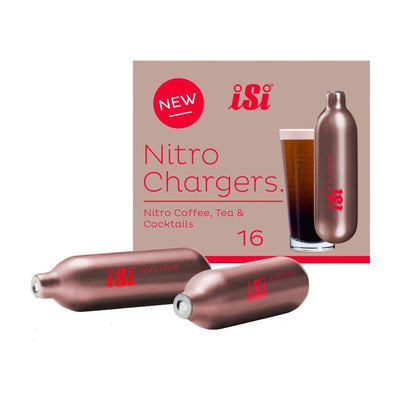 iSi 070599 Nitro Chargers, 2.4 grams of N2, Box of 16