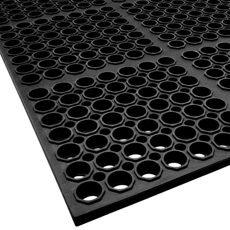 Cactus Mat 3520-C1CA VIP Anti-Fatigue Rubber Floor Mat, Black, 39" x 58-1/2" x 7/8"