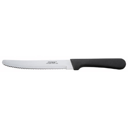 Winco K50P Steak Knife, Plastic Handle, 5" Blade, Pack of 12