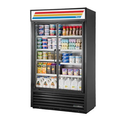 True TVM-48SL-HC Slim Line Visual Refrigerated Merchandiser, 2-section