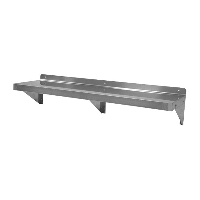 GSW WS-W1236 Solid Wall Shelf, Stainless Steel, 12" x 36"