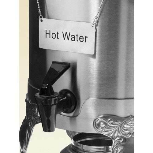 "HOT WATER" Urn Sign w/ Silver Chain