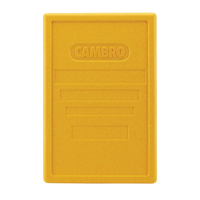 Cambro EPP180LID361 Cam GoBox Insulated Food Pan Carrier Lid, Yellow