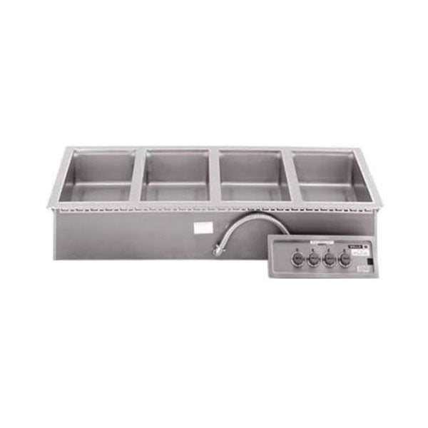 Wells MOD-400TDM Top-Mount Drop-In Electric Four-Compartment Food Warmer, 208v