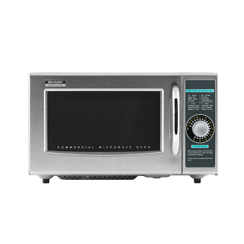Sharp R-21LCFS Medium Duty Commercial Microwave Oven, 120V
