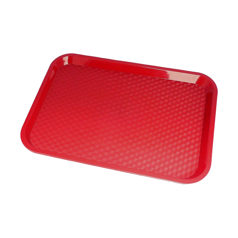 Cambro 1014FF163 Fast Food Tray, Red, 14" x 10"