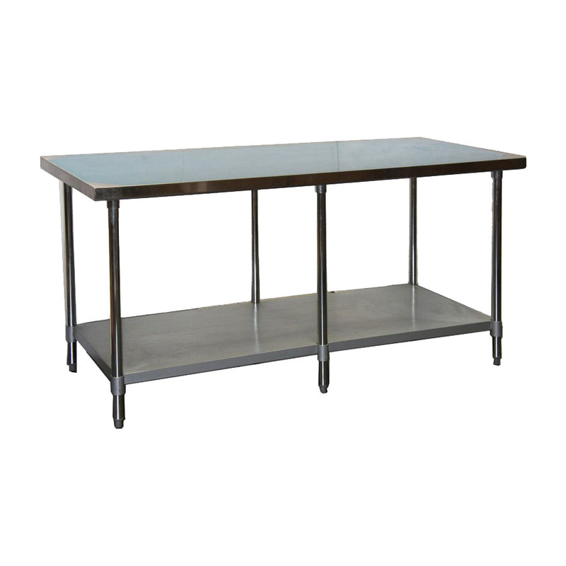 GSW WT-EE3096 Economy Stainless Steel Work Table, 96" x 30"