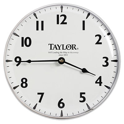 Taylor 166 Patio Clock, 12" dia.