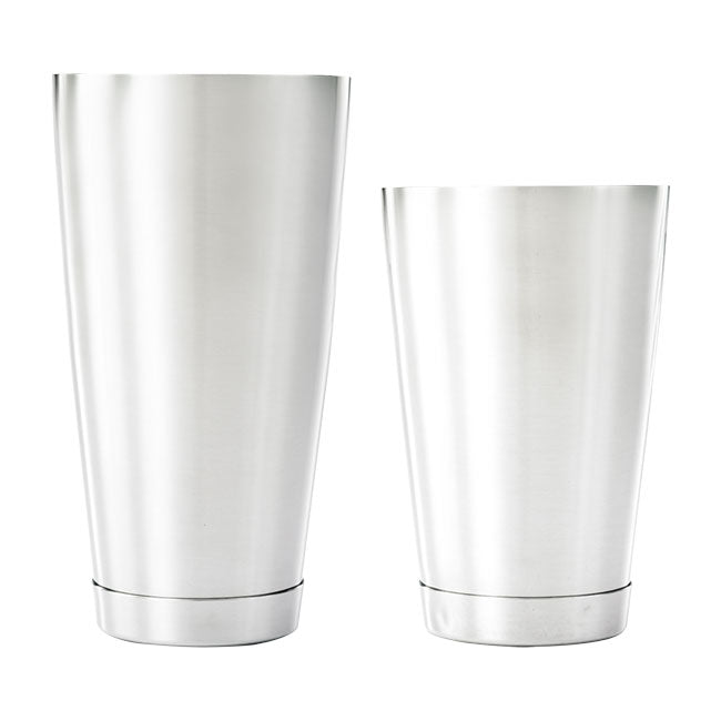 Barfly by Mercer M37082 Double Heavy Weight Shaker Tin Set, Mirror Finish, 18 oz. & 28 oz.