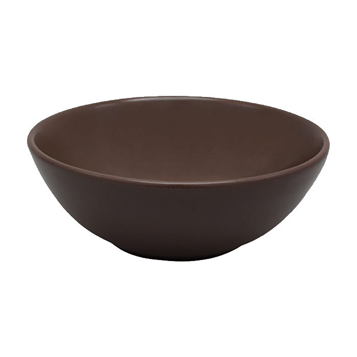 Ziena 020290 Stoneware Bowl, Chocolate, 11.2 oz., Case of 12