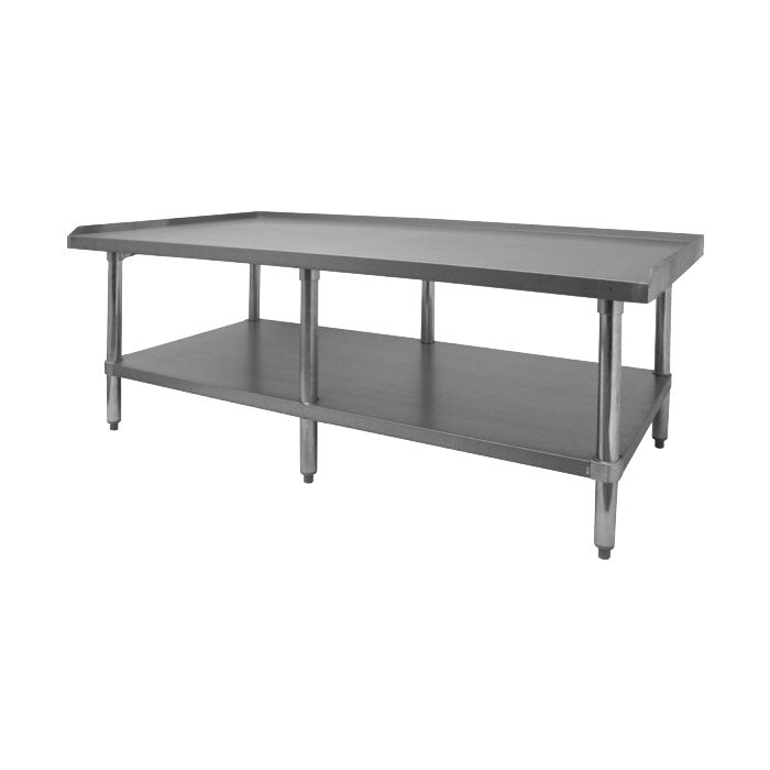 GSW ES-S3072 Stainless Steel Equipment Stand w/ Upturn, 72" x 30"