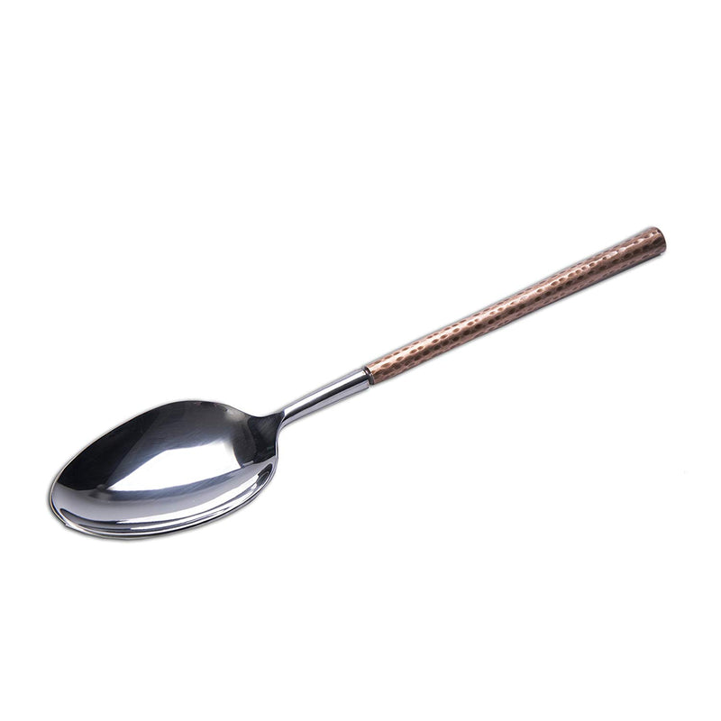 Arcata 036861 Solid Serving Spoon w/ Copper Handle, 10"