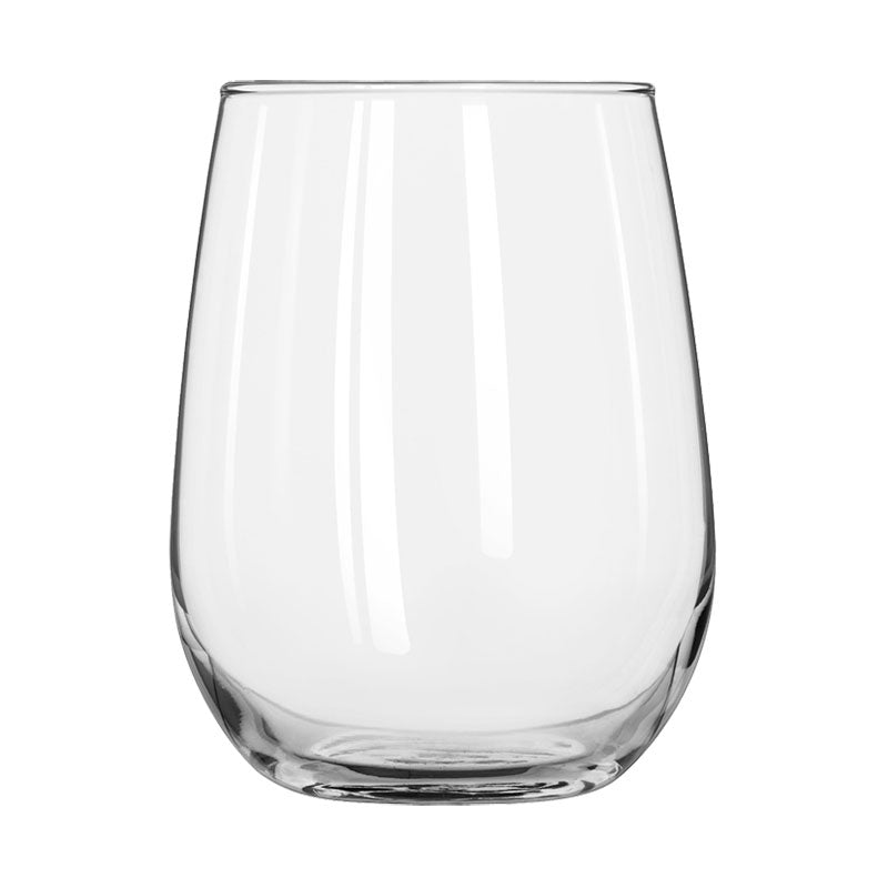 Libbey 221 Stemless White Wine Glass, 17 oz., Case of 12