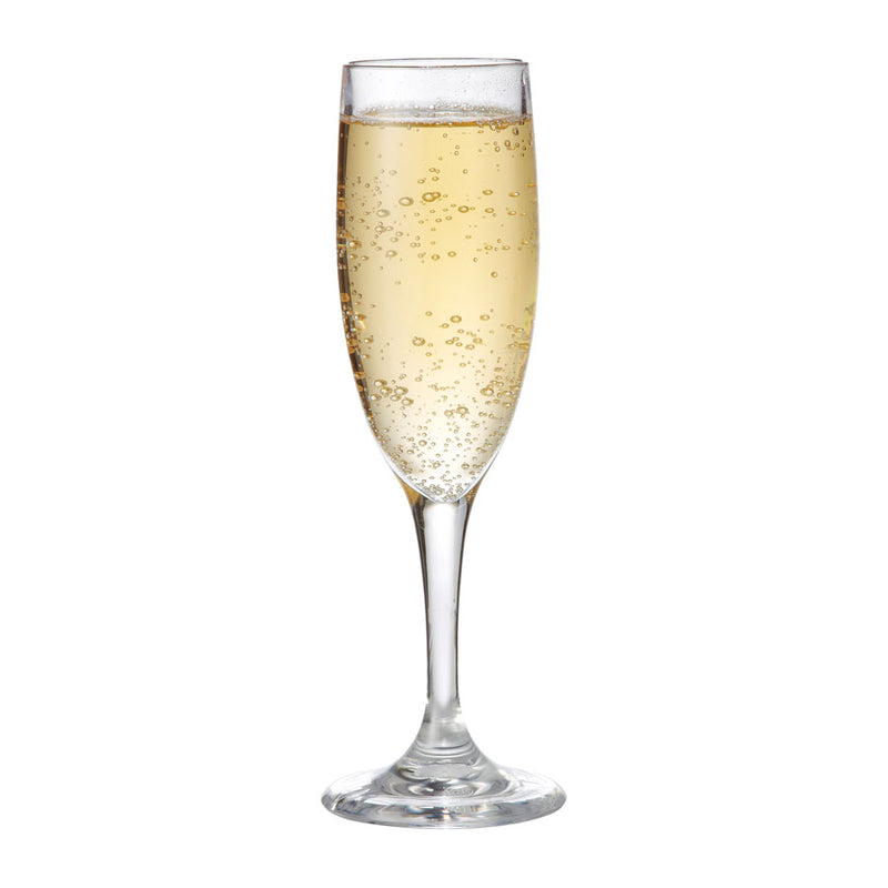 GET SAN Plastic Champagne Glass, 6 oz.