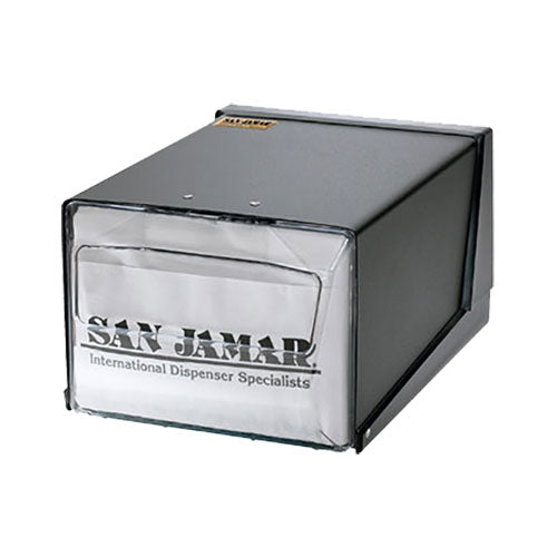 San Jamar H3001BKC Black Chrome Paper Napkin Dispenser