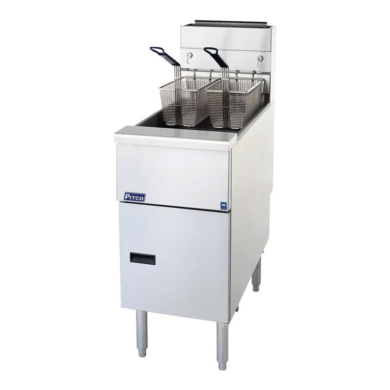 Pitco VF-35S Solstice Standard Tube Fired Fryer, Natural Gas, 35 lb. cap.