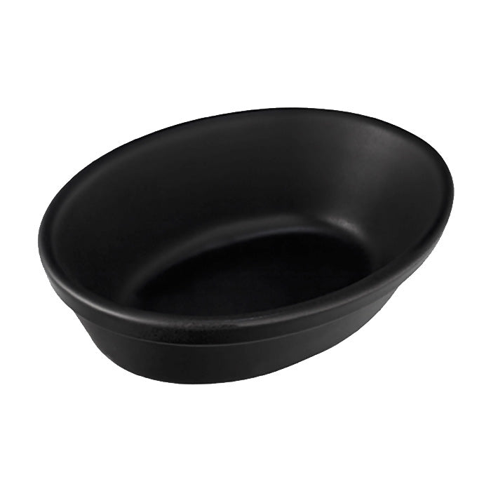 Vista Alegre 020386 Classic Stoneware Nappie Dish, Black, 12.7 oz., Case of 6
