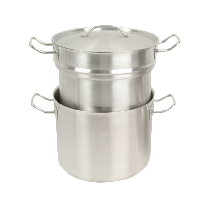 Winco SSDB-8 Super Steel Induction Double Boiler w/ Cover, 8 qt.