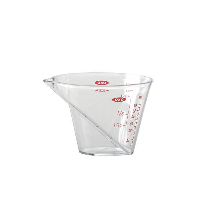 OXO 1109880 Mini Angled Measuring Cup, 1/4 cup