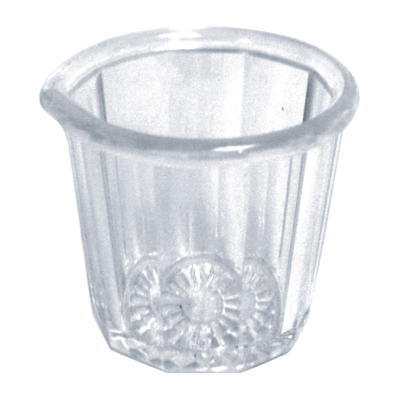 Thunder Group PLSP002D Fluted Syrup Cup, 2 oz.