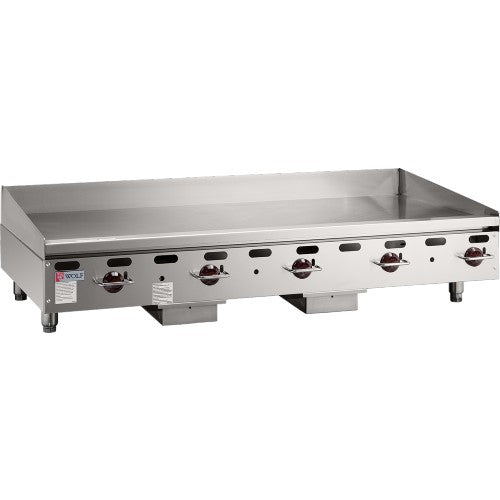 Wolf AGM60 Griddle, Manual Controlled, 60" Wide, Gas