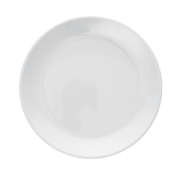 Arcata 990960 Round Melamine Plate, White, 7-7/8", Case of 12