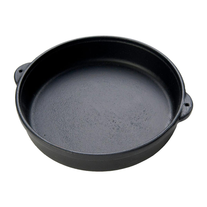 Arcata 080550 Cast Iron Round Hot Pot, Black, 23 oz.