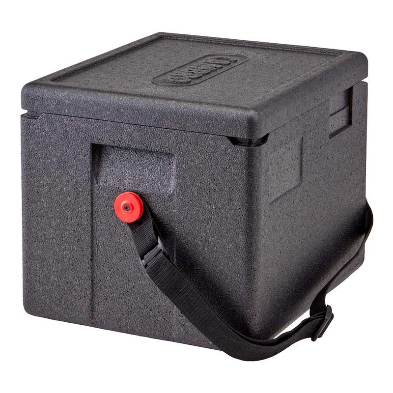 Cambro EPP280WSTSW110 Cam GoBox Half-Size Top Loader w/ Carrying Strap, Black