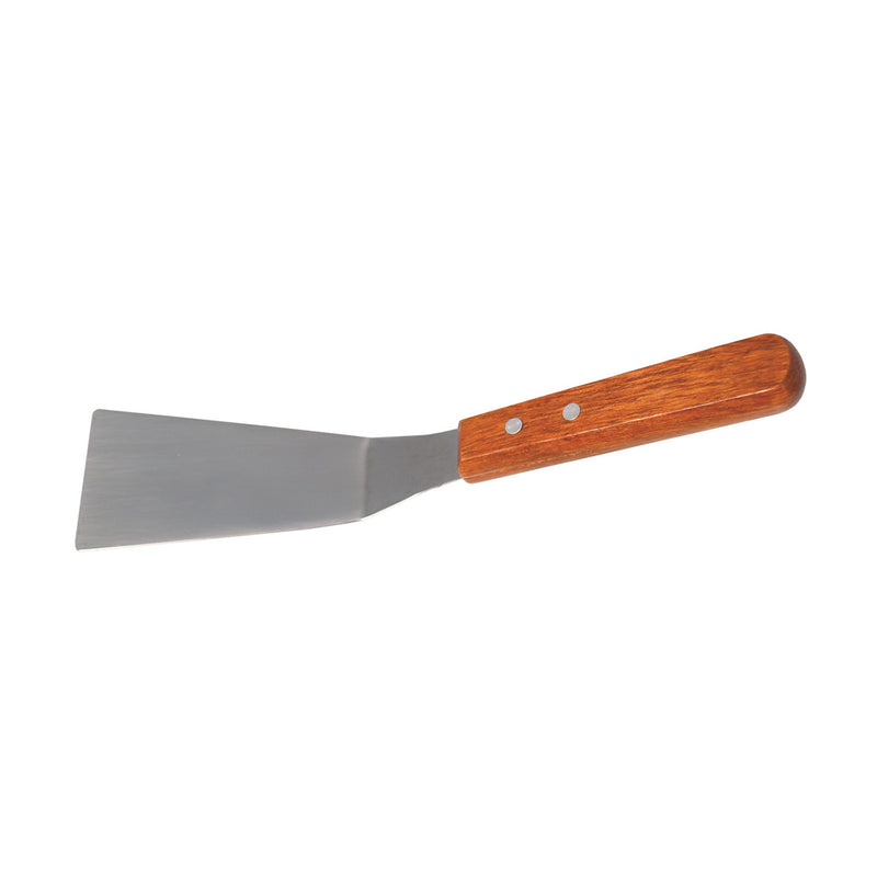 Spatula / Turner, Metal with Wood Handle, 5-1/4" x 2-1/4" Blade