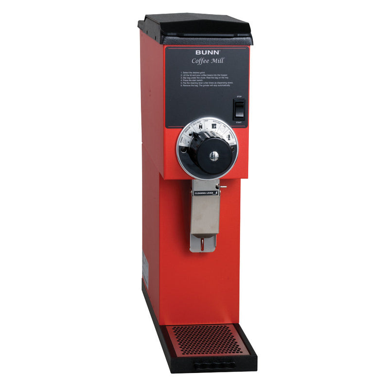 Bunn G3HD 22100.0001 Red Bulk Coffee Grinder, 3 lb. Hopper Capacity