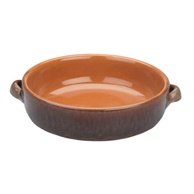 Arcata 080004 Terracotta Flat Pan, Chestnut, 40.5 oz., Case of 4