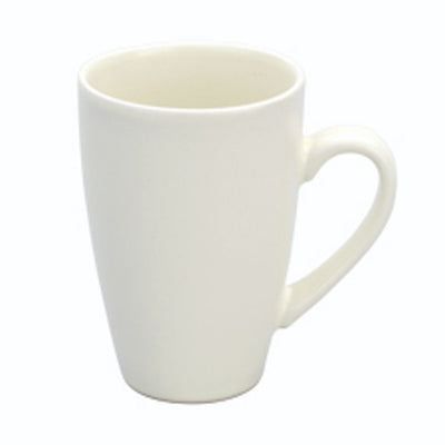 Ziena 020620 Stoneware Mug, Cream, 12 oz., Case of 12