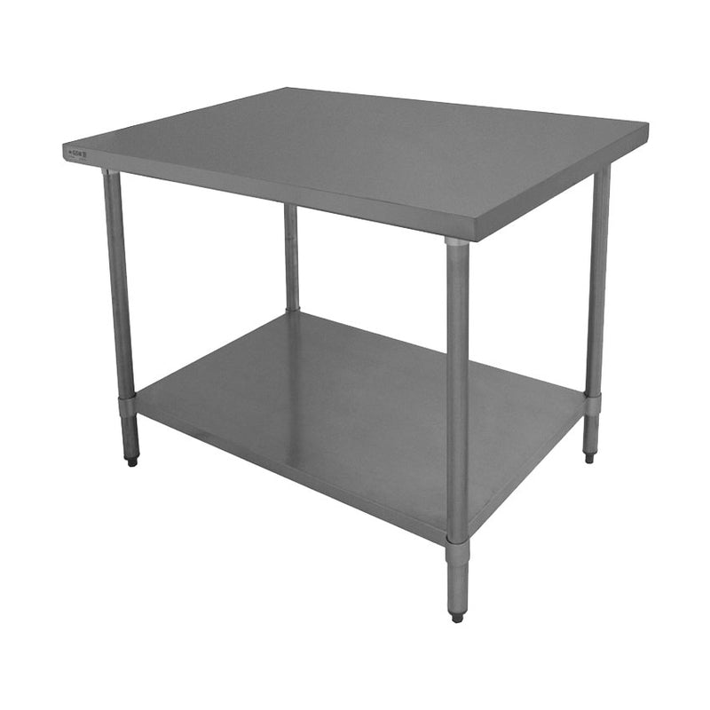 GSW WT-EE3048 Economy Stainless Steel Work Table, 48" x 30"