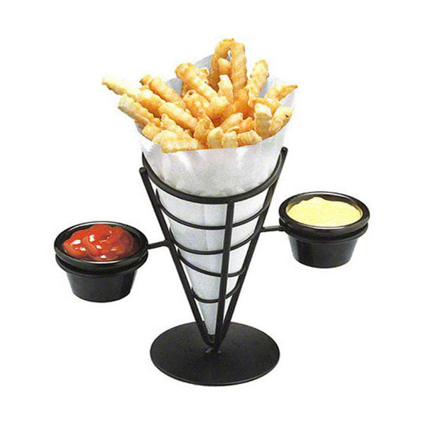 American Metalcraft FBC92 Ironworks Conical French Fry Basket, 9-3/8"