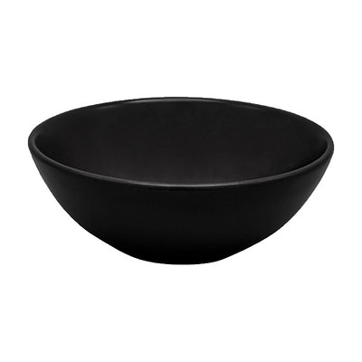 Ziena 020390 Stoneware Bowl, Ebony, 11.2 oz., Case of 12