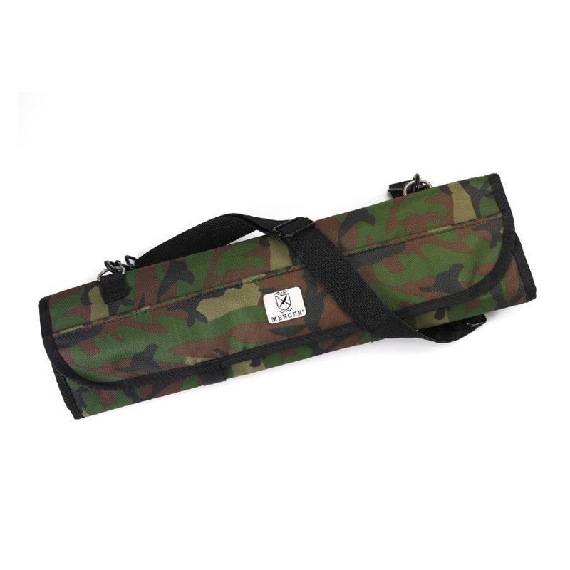 Mercer M30007CM Cutlery Knife Roll / Bag, 7 Pockets, Camouflage