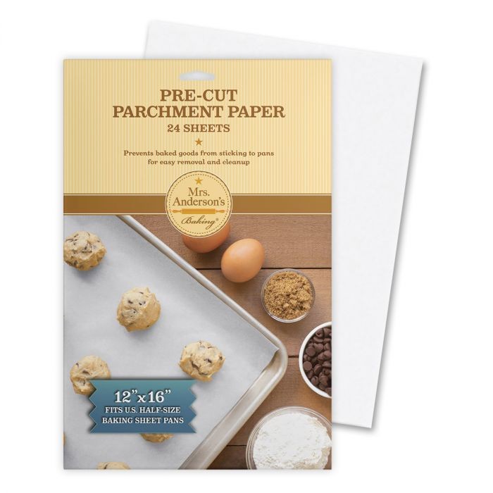 HIC 22097 Baking Parchment Paper, 1/2 size, Pack of 24