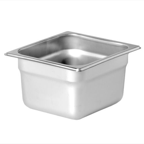 Culinary Essentials 859264 Solid Steam Table Pan, 1/6 Size, 4" Deep