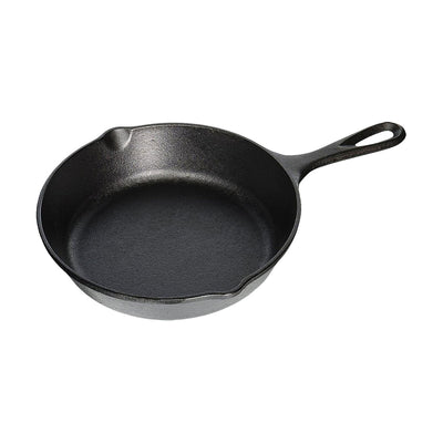 Lodge L5SK3 Cast Iron Skillet, Seasoned, 8"