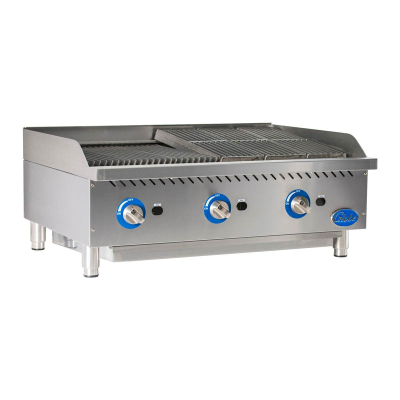 Globe GCB36G-SR Gas Countertop Charbroiler w/ Stainless Steel Radiants, 36"