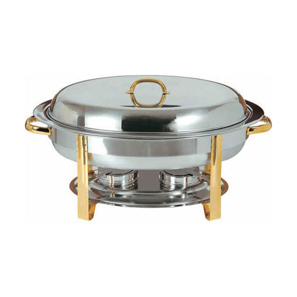 Oval Chafer w/ Cover & Handles, 6 qt.