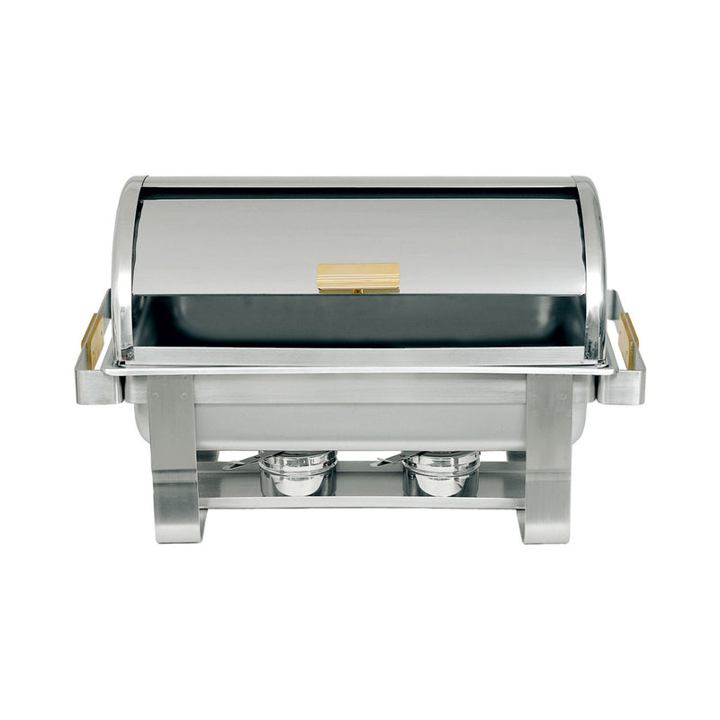 Heavy Duty Stainless Steel Roll Top Chafer, 8 qt.