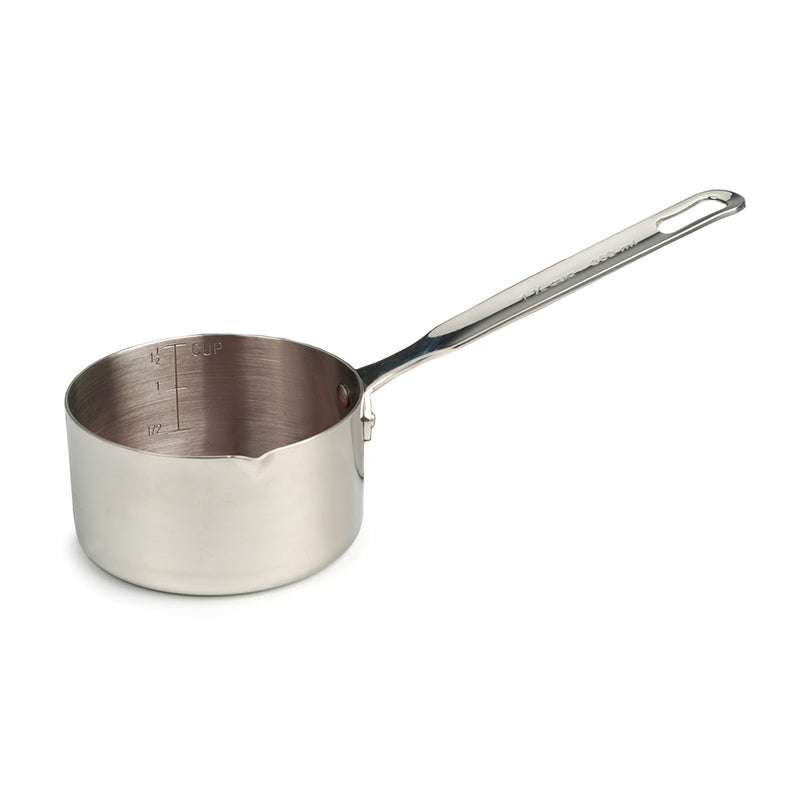 RSVP International MEA-150 Measuring Cup / Mini Sauce Pot, 1-1/2 cup