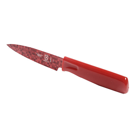 Mercer M33912B High Carbon 4" Paring Knife, Red