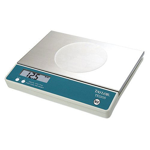 Taylor TE22OS Digital Portion Control Scale, 22 lb.