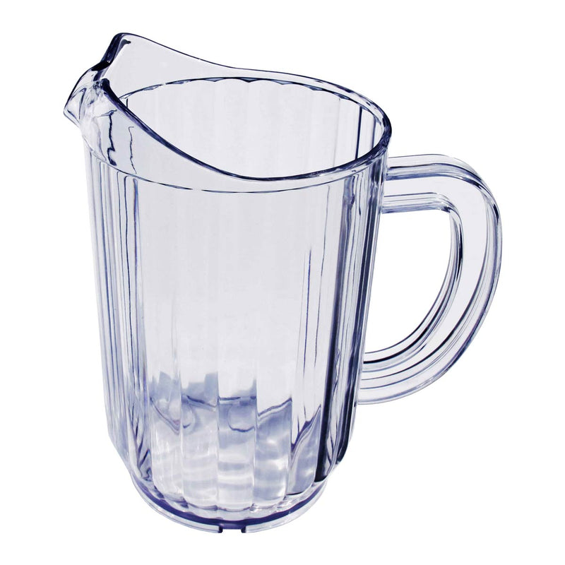 Culinary Essentials 859154 Polycarbonate Water Pitcher, Clear, 60 oz.