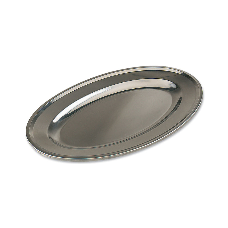 Browne Stainless Steel Oval Platter, 19-1/2" x 13-1/2"